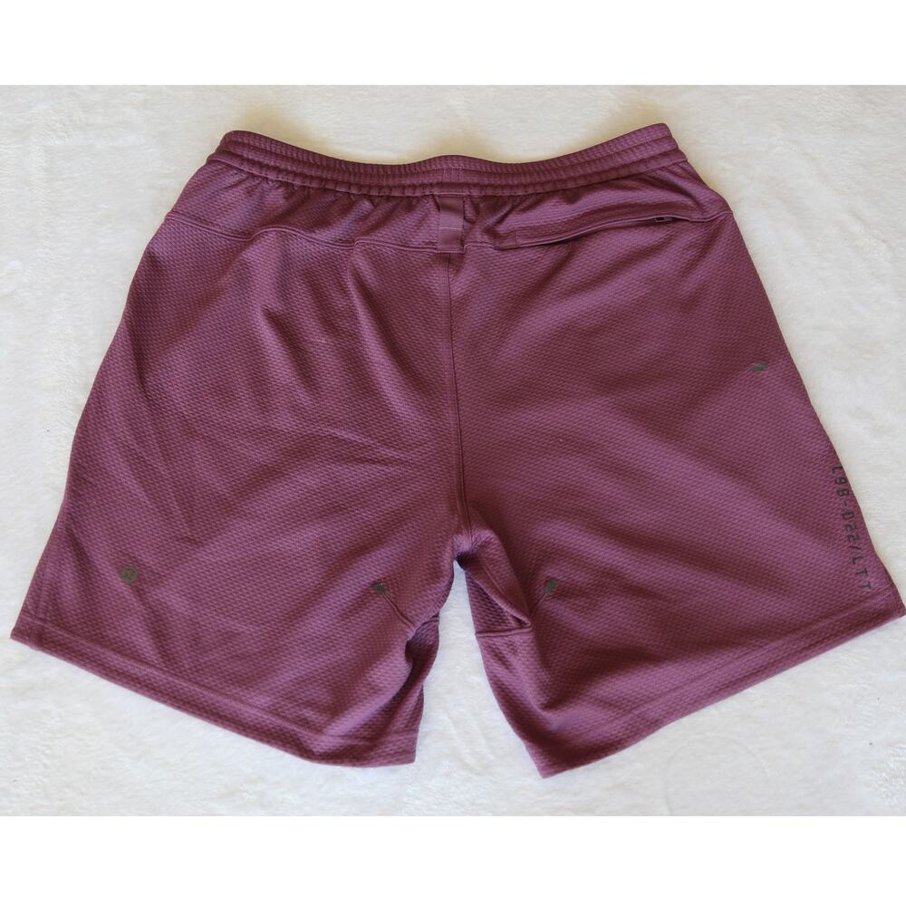 Lululemon Relaxed-Fit Training Short 8" Men's Large Plum Performance Activewear